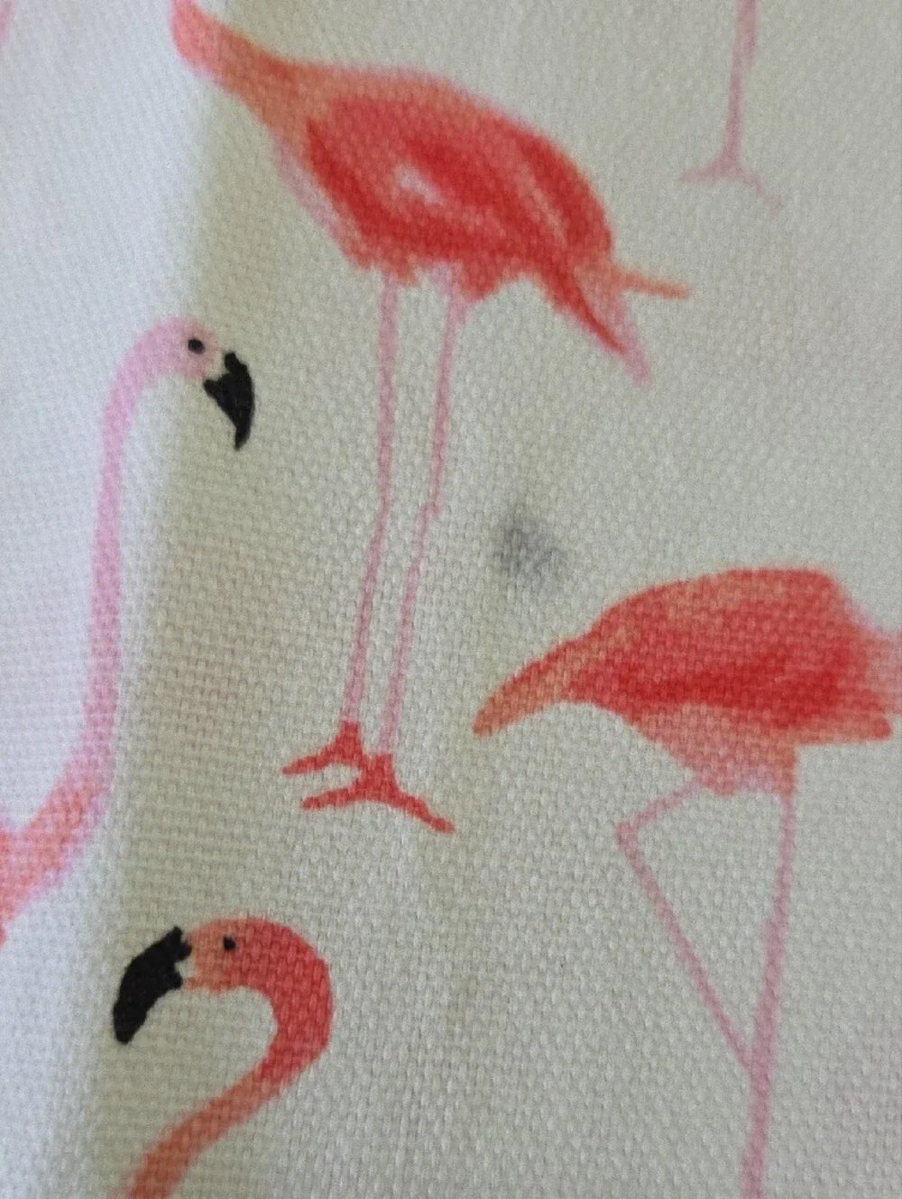 kate spade Coral Pink Flamingo Print Placemat